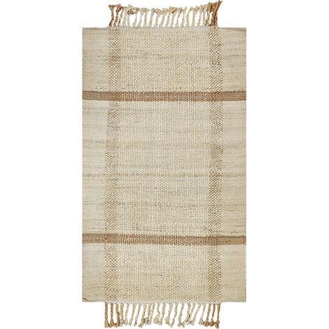 Rug YELMEZ Beige 80 x 150 cm Jute