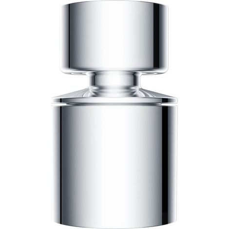 Schwenkbarer Küchenarmatur mit Doppelfunktion, ACS-zertifiziert, 360°-Drehung - 22 mm Innengewinde - Chrom-Finish (FM22) (1/5)