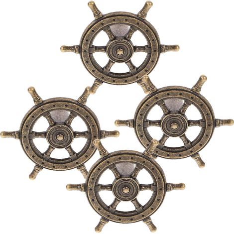 Lot de 4 Boutons de Meuble Vintage en Alliage de Zinc, Poignées de Placard Rétro Faciles à Retirer, pour Armoire et Mobilier, Style Chic et Applications Larges (1/5)