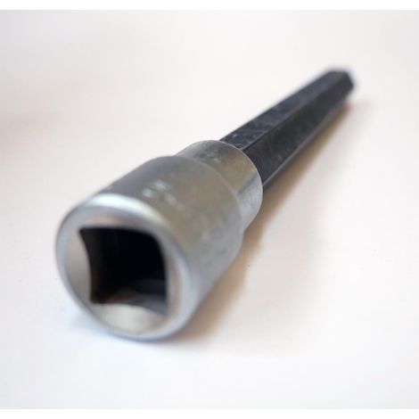 Douille 6 pans mâle 14x130mm non-isolée embout carré pour tube PE DERANCOURT