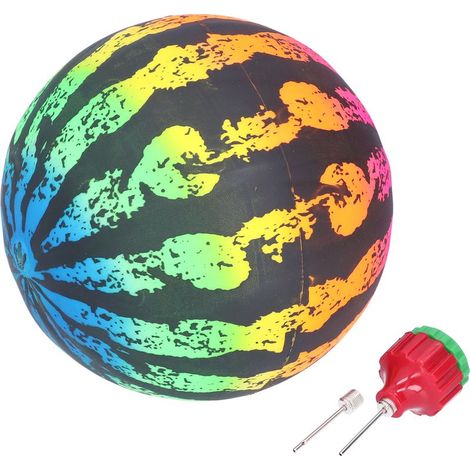 Ballon d'eau pastèque gonflable pour piscine, jeu de plage été, balle PVC pour fêtes (1/5)