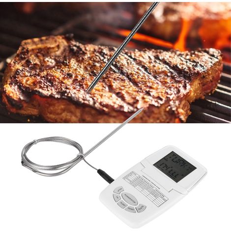 Thermomètre pliable avec sonde, thermomètre de barbecue, thermomètre électronique pliable pour griller la viande. (1/5)