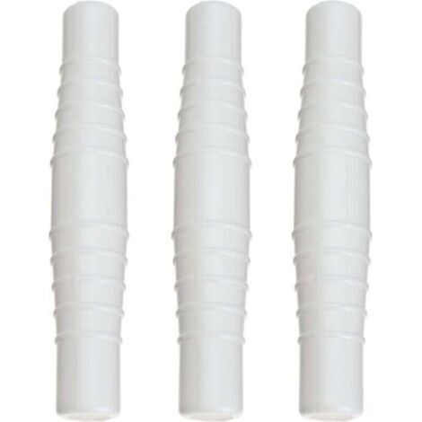 Adaptateur pour tuyau de piscine, 3 raccords de tuyau en plastique, compatible avec les tuyaux d'aspiration de piscine (1/4)