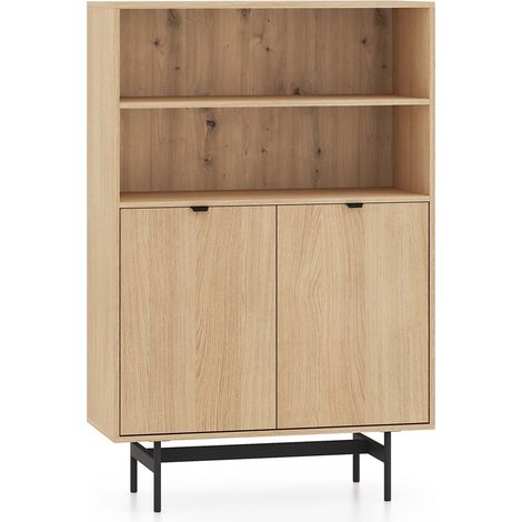 Selsey HEGGERS - Regal mit 2 türig und 2 nischig, Eiche Mavelie, 92 cm (1/5)