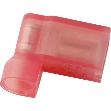 Cosse faston RS PRO, Isolé, Rouge