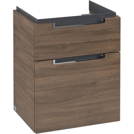 Villeroy & Boch Subway 2.0 meuble sous lavabo, 2 tiroirs, lavabo (1/2)