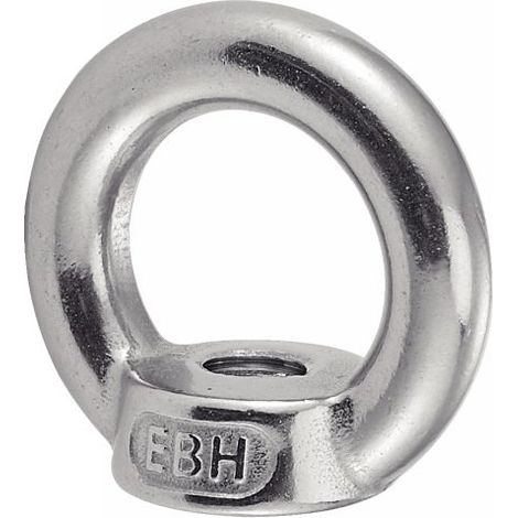 Dado ad anello Acton din 582 a4 resistente alla corrosione lucido