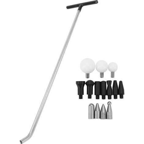 Paintless Dent Repair Tool Stainless Steel Removal Tool with 14 Interchangeable Tips for Hail Damage, R1 (1/5)