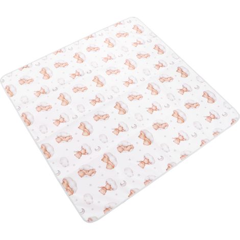 Tapis de jeu rembourré, imperméable, extra large, résistant aux taches, pliable, pour tout-petits, bébés et nouveau-nés. (1/5)