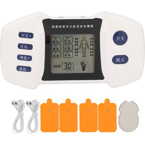 Stimulateur Musculaire Électrique Numérique avec Fonction Vocale et Massage par Impulsions (1/5)