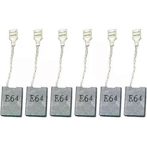6 Stück Kohlebürsten 61622mm für GWS20-180 Winkelschleifer, elektrische Bohrmaschine, Winkelschleifermotor (1/4)