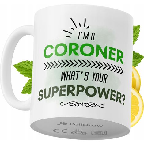 Lustige Tasse für Gerichtsmediziner – Kaffee- oder Teetasse mit witzigem Textdesign – ideal für Geburtstage, Namenstage, Feiertage und besondere Anlässe. Hochwertige Tasse für Zuhause, Büro und Arbeit