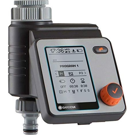 Gardena Water Control Master irrigazione automatica nero grigio arancione (1/2)