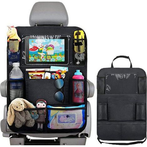 Organisateur Dossier Siege Auto - Polyester 600D Impermeable - Compatible Tous Vehicules - 1 Piece (1/5)