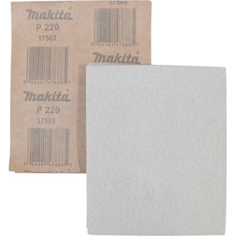 Makita  papel  de  lija  230x280  mm  K220  100  pzs  D-60741