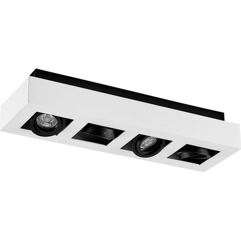 Spotlight "VINCE" aus aluminium / grå / zink für kök von Arcchio