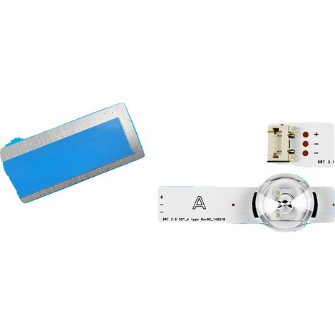 LED-Hintergrundbeleuchtungsstreifen, 1027 mm Länge, 9 LEDs pro Streifen, 6V Spannung, Kompatibilität mit 50LB-Serie-Fernsehern, Set mit 10 Stück (1/5)