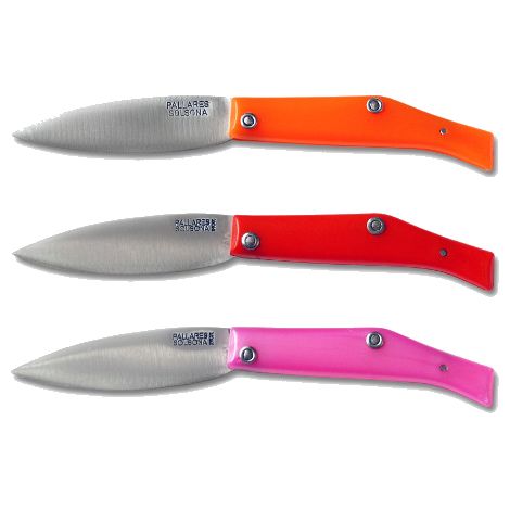 Coltello tascabile comune Pallares 7 cm carbonio in 3 colori assortiti
