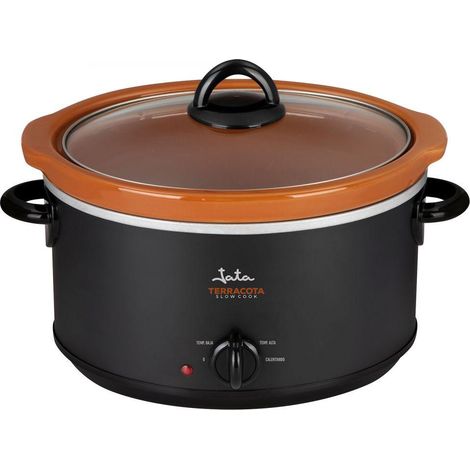 JATA olla lenta terracota 3,5l jeol2135 , Olla lenta terracota 3,5 litros JEOL2135Olla de cocción lenta para preaprar todo tipo de platos Capacidad 3,5 litrosCuba ovala (1/2)
