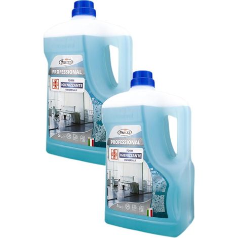 KIT SET 2 PZ MAURY'S PROFESSIONAL 5LT FORM IGIENIZZANTE UNIVERSALE (1/5)