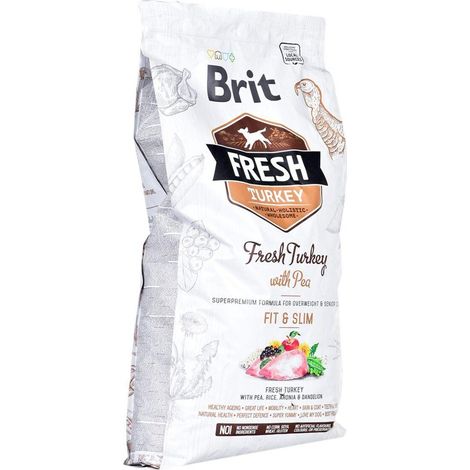 Brit Fresh Turkey with Pea Light Fit & Slim Trockenfutter für Hunde, 12 kg (1/2)