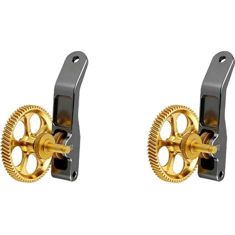 2X pour extrudeuse Bambu Lab A1 A1 Mini, engrenages en acier trempé et laiton, kit de roue d'alimentation avec revêtement nano DLC pour Bambu Lab A1 Mini (1/5)