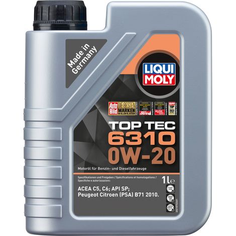 Liqui Moly Motoröl Top Tec 6310 0W-20 1L Motoröl (1/3)