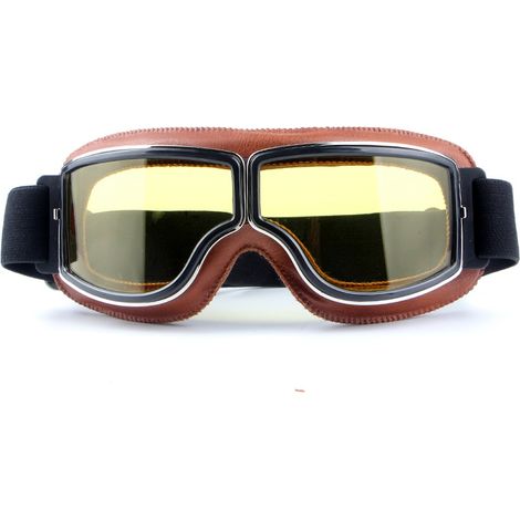 Lunettes de moto rétro coupe-vent et anti-poussière (C) (1/5)