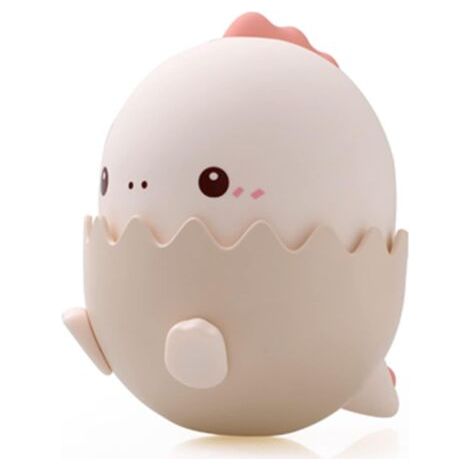 BUNTHAUS Veilleuse Enfant Portative Lampe de Chevet Dinosaure Sans Fil Petite Lampe d'Oeuf USB Rechargeable Chambre BéBé Fille Déco Lumière Douce, Idée Cadeau Noel de Naissance et Future Maman (Rose)- (1/5)