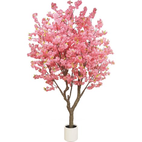 Cerisier artificiel rose 280cm (1/4)
