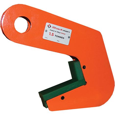 Stahlrohrzange – max. Belastung 1500 kg – horizontale Handhabung – Bauwesen, Industrie, Logistik - TPH15