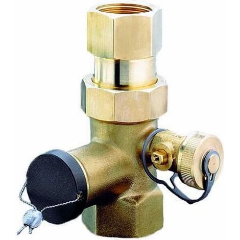 Oventrop Expa-Co Kappenventil DN 20 3/4" Innengewinde PN 10 plombierbar, Messing (1/3)