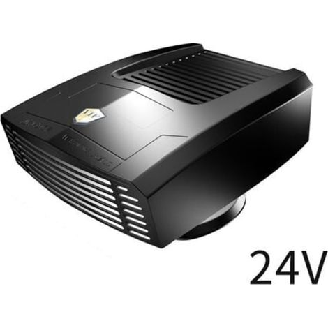 Chauffage de voiture 24V, dégivreur, désembueur neige, ventilateur chauffant noir, déshumidificateur pour véhicule (1/4)