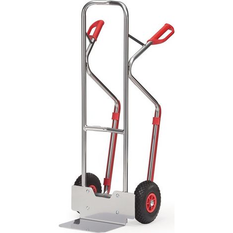 Carretilla de mano H.1300mm shovel-L250xW320mm air-tires Trgf.200kg alu FETRA