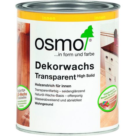 Osmo Dekorwachs Transparent Farblos 0,125 l - 10100091 (1/2)
