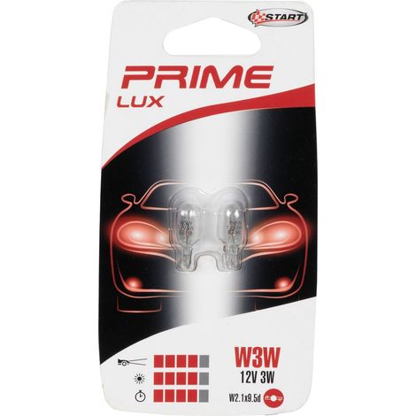 W3W Coppia di Lampadine in vetro per luci auto 12V 3W W2,1x9,5d (1/3)