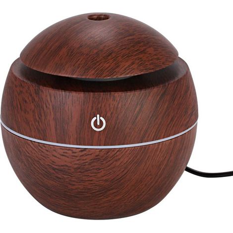 Kaelt - Diffuseur d'huile Essentielle, Diffuseur d'aromathérapie et Humidificateur à Ultrasons à Brume Fraîche, Diffuseurs d'air de Thérapie d'arôme Naturel pour le Bureau à Domicile(Dark Wooden) (1/5)