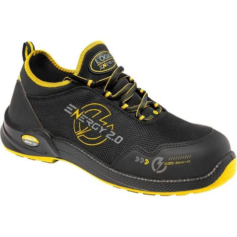 SCARPA BASSA TESSUTO NERO/GIALLO S3S FO SR - COLORE: NERO GIALLO - TAGLIA: 42 (1/5)