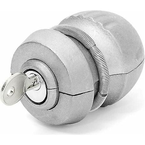 crochet d'attelage à boule en alliage de zinc pour remorque, dispositif antivol, accessoires pour remorque, boulon de verrouillage pour caravane 50 mm (1/4)