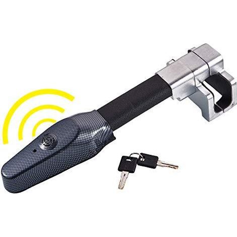 130-dB-Diebstahlsicherung für Pkw, Lenkradsperre für Pkw, Wohnmobile, Lkw, Transporter, universelle Fahrzeugverriegelungsstange, Sicherheitsverriegelungsstange, universeller Lenkradschutz, Parksperre