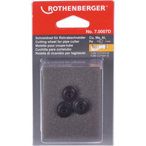 Roulement de coupe de rechange, diamètre 3-42 mm, épaisseur de coupe 2,5 mm (1/3)