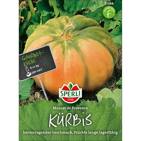 Sperli Kürbis Muscat de Provence - Gemüsesamen (1/2)