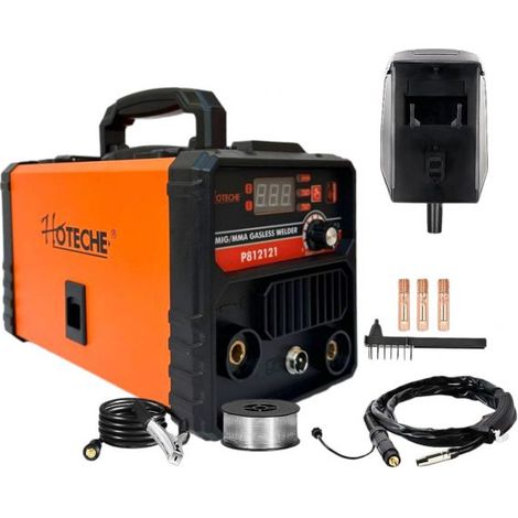 Saldatrice inverter 500A multifunzione MIG-MMA Filo continuo NO GAS + elettrodo (1/5)