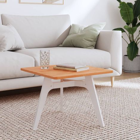 Dessus de table 50x50x1,5 cm carré bois massif de hêtre