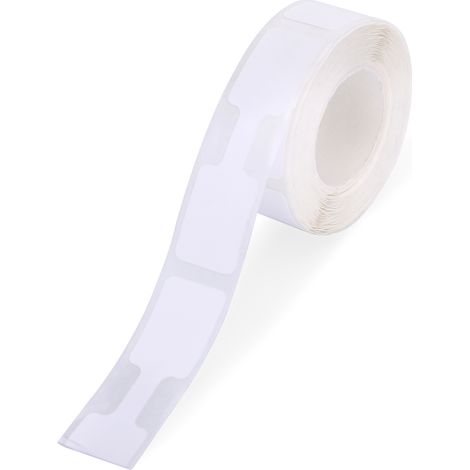Etiquette bijoux prix thermique autocollante papier synthétique imperméable anti-huile anti-déchirure pour imprimante thermique DP23, 1 rouleau 14x53mm 100 feuilles (1/2)