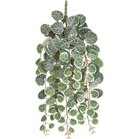 Plante Artificielle - Suspension Murale En Forme De Coeur - Faux Eucalyptus En Plastique Résistant - Pour Balcon Jardin Intérieur Extérieur - 1 Pièce (1/5)