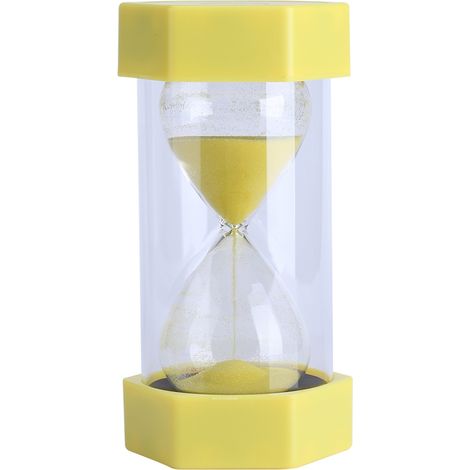 Sablier coloré en verre 3/10/20/30/60 minutes minuteur décoration maison bureau cadeau (1/5)
