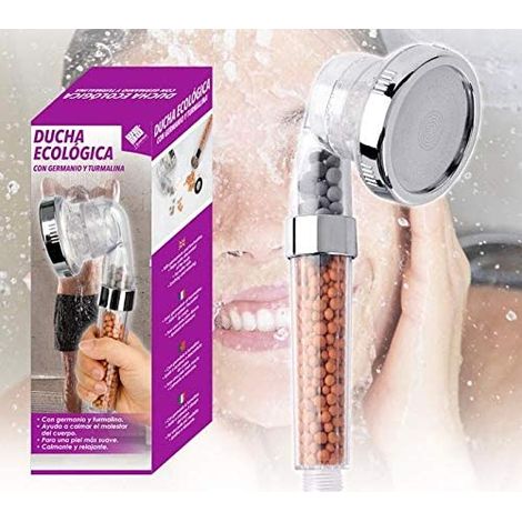 Ecoducha germanio y turmalina con hidromasaje mediante agua (1/4)