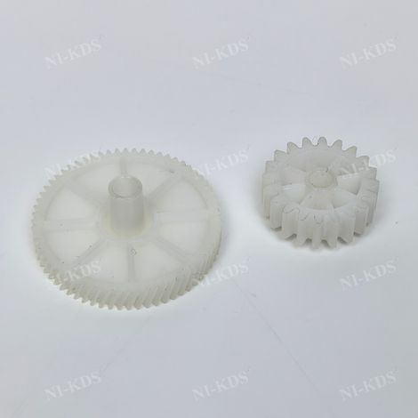 Fusing drive gear compatible with Canon MF8010, 8030, 8040, 8050, MF621, MF624, and 628 cameras.
