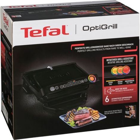 Tefal GC7058 OptiGrill Kontaktgrill schwarz